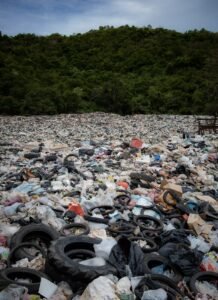 Landfill to dispose of trash